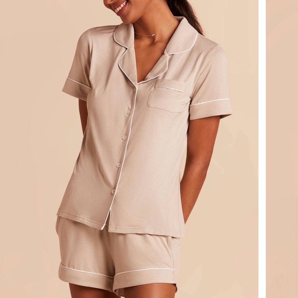 Birdy Grey Cream Pajama Set